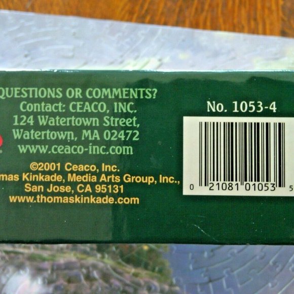 Puzzle Sea Storms 500 Pieces Jigsaw Curly Lighthouse Rocks Thomas Kinkade Box pc - Picture 8 of 16